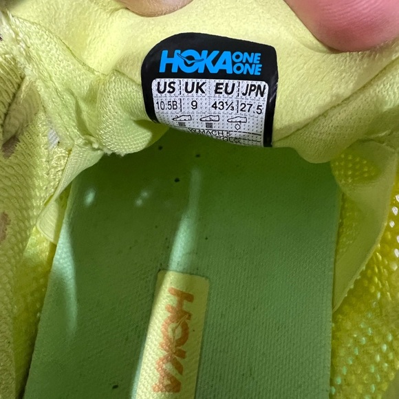 Hoka One One Womens Mach 5 1127894 CGLG Green Running Shoes Sneakers Size 10.5B - Picture 4 of 11